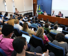 Reunião do Conselho Universitário da UnB (Consuni). 10/04/2026. Foto: Beto Monteiro/GRE Ascom
